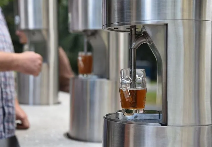 Green Gold Beer Fountain